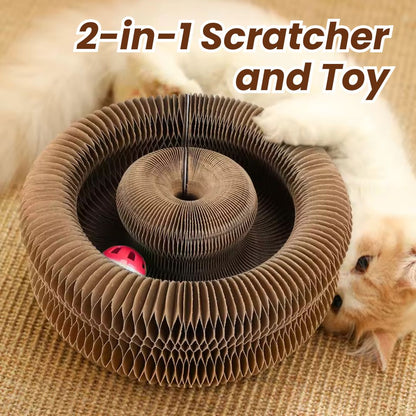 MagiClaw™ Circular Cat Scratcher & Track Toy | Save Your Furniture! 🐈