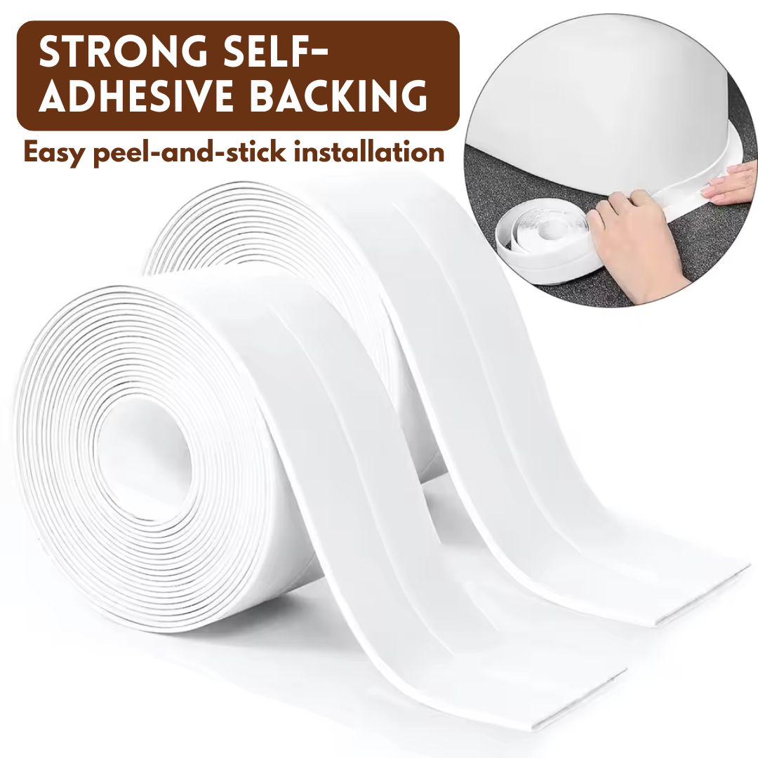30% OFF! Waterproof Self-Adhesive Caulk Strip for Kitchen & Bathroom Sealing