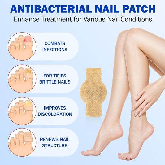 Hydrogel Nail Care Patches | Overnight Toe & Nail Repair Support for Smoother-Looking Nails