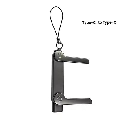 3-in-1 USB-C Adapter Phone Stand – PD 240W Fast Charging, Data Transfer & Foldable Holder