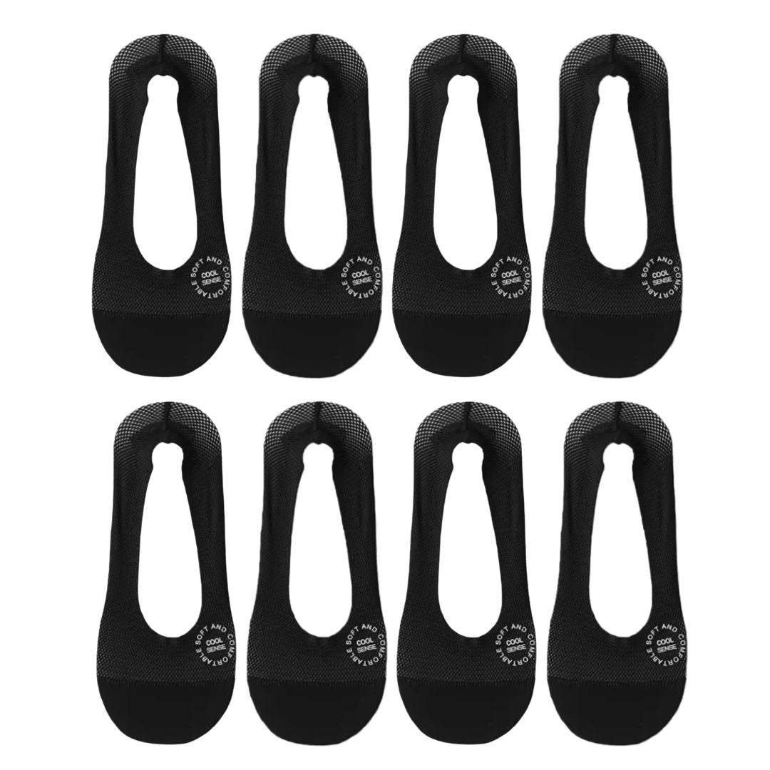 8 Pair Set 🌟Black-Shallow Mouth 🌟