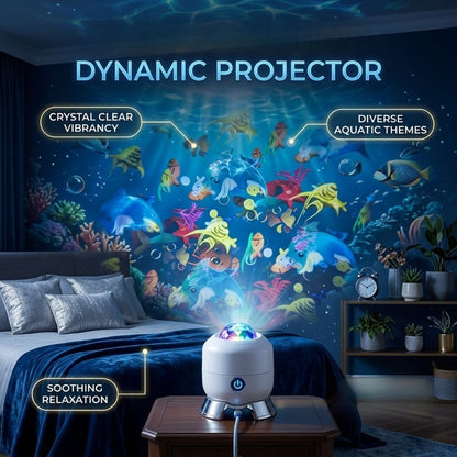 LED Ocean Projector Light – Transform Any Room Into a Starry Underwater Paradise
