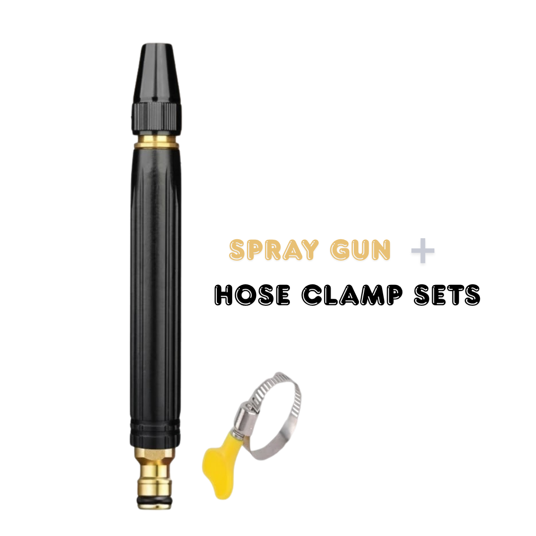 Spray Gun + Hose Clamp Sets