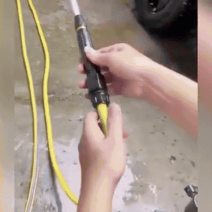 High-Pressure Water Nozzle | All-Metal Heavy Duty Hose Sprayer for Car Wash, Garden & Driveway Cleaning