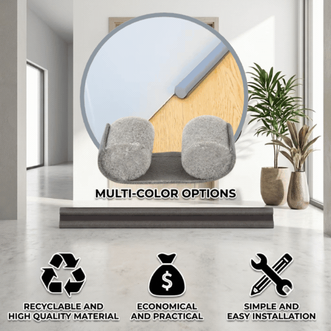 Ultimate Under-Door Draft Stopper & Soundproof Seal & Wind Blocker for Bedroom Doors