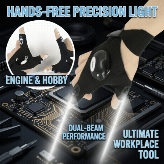 LumiGrip™ – Hands-Free Breathable Lighting for Night Fishing, Auto Repair & Outdoor Sports