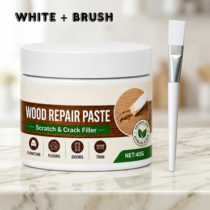 Premium Wood Repair Paste | Fast-Drying Scratch & Crack Filler for Furniture, Floors, Doors & Cabinets