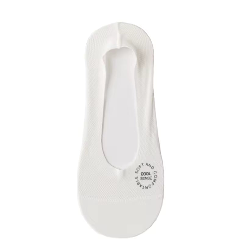 Ultra-Breathable No-Show Socks with Anti-Slip Heel Grip – Soft Low-Cut Mesh Footies