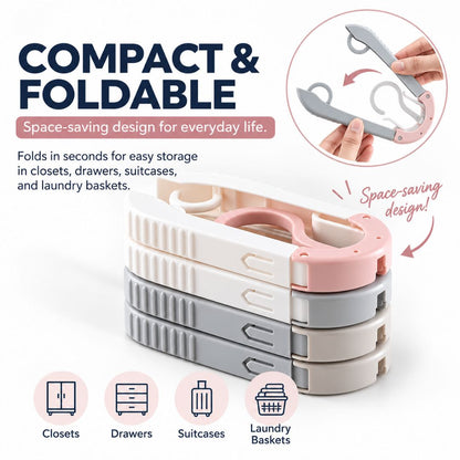 Foldable Telescopic Clothes Hanger