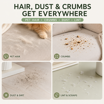 Reusable Sticky Pet Hair & Debris Roller – Washable Multi-Surface Cleaner