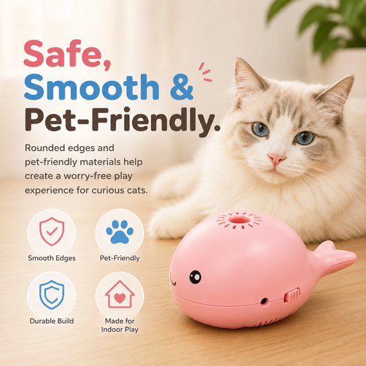 Electric Levitation Ball Cat Toy – Interactive Floating Ball Whale Pet Toy