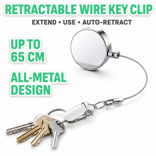 Towel Retractable Clip 4cm All-Metal Easy-Pull Buckle Retractable