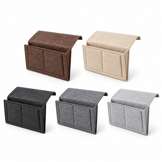 Felt bedside storage bag, home bedroom living room sofa