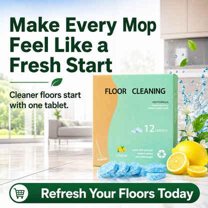 Magic Floor Cleaning Tablets – Fast Dry & No Residue