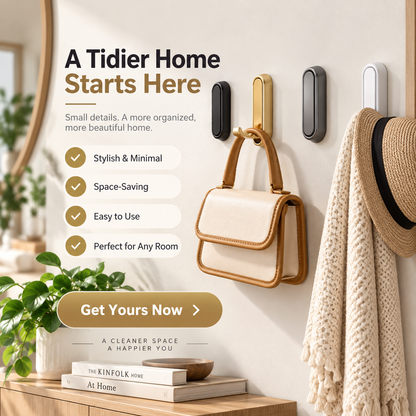 Foldable Wall Hook – Space-Saving Metal Organizer for Bags, Coats & Everyday Essentials