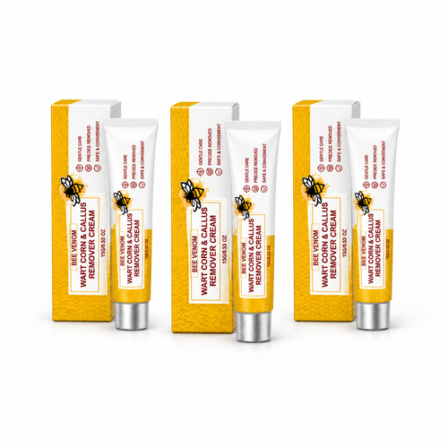 Bee Venom Corn & Callus Remover Cream: Gentle, Precise & Safe Foot Care Routine (15g)